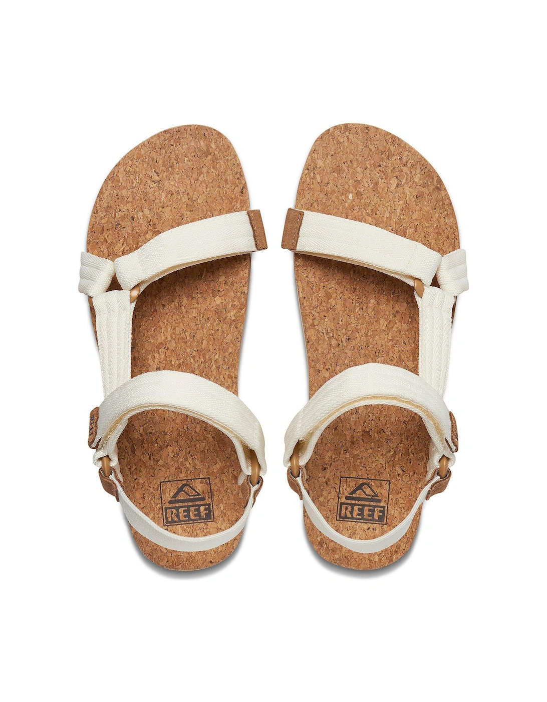 Cushion Rem Hi Trekker Style Sandals - Whisper White