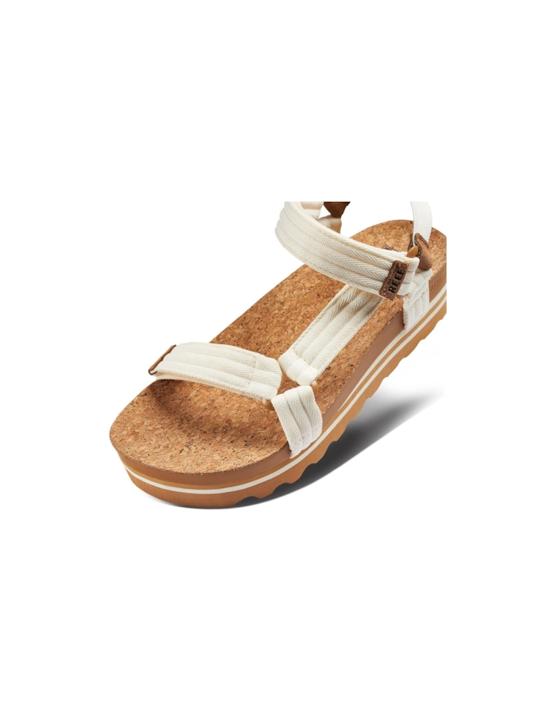 Cushion Rem Hi Trekker Style Sandals - Whisper White