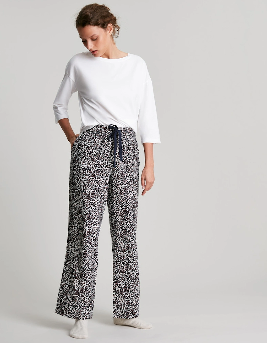 Womens Luna Relaxed Fit Payjama Bottoms