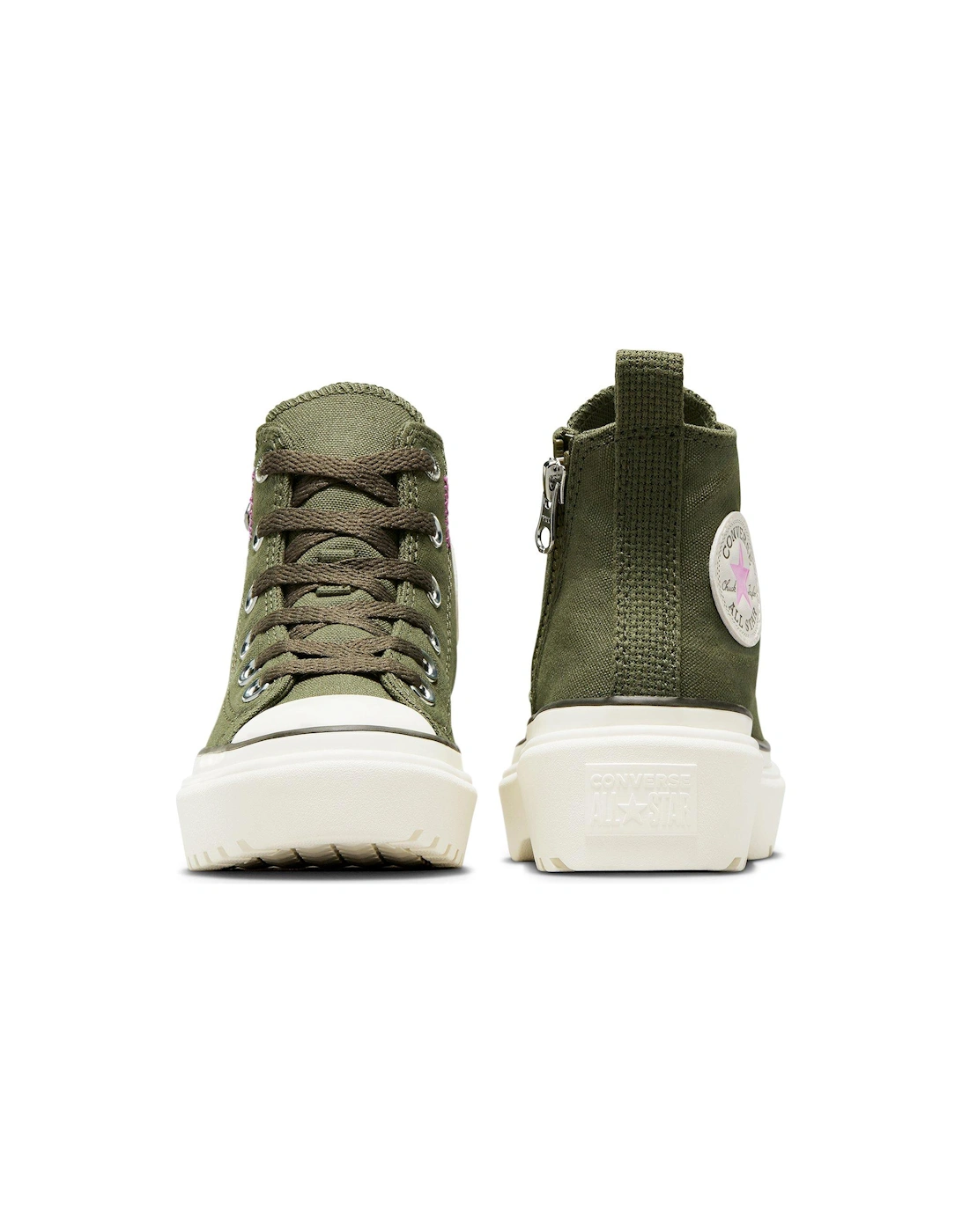 Chuck Taylor All Star Lugged Lift Trainers - Khaki