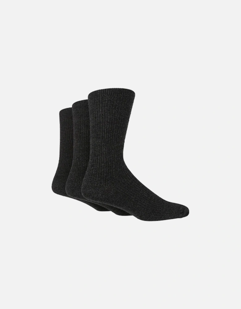 Glenmuir 3 Pack Leisure Sock Black