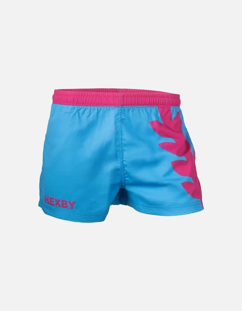 Unisex Ripstock Shorts Blue / Pink