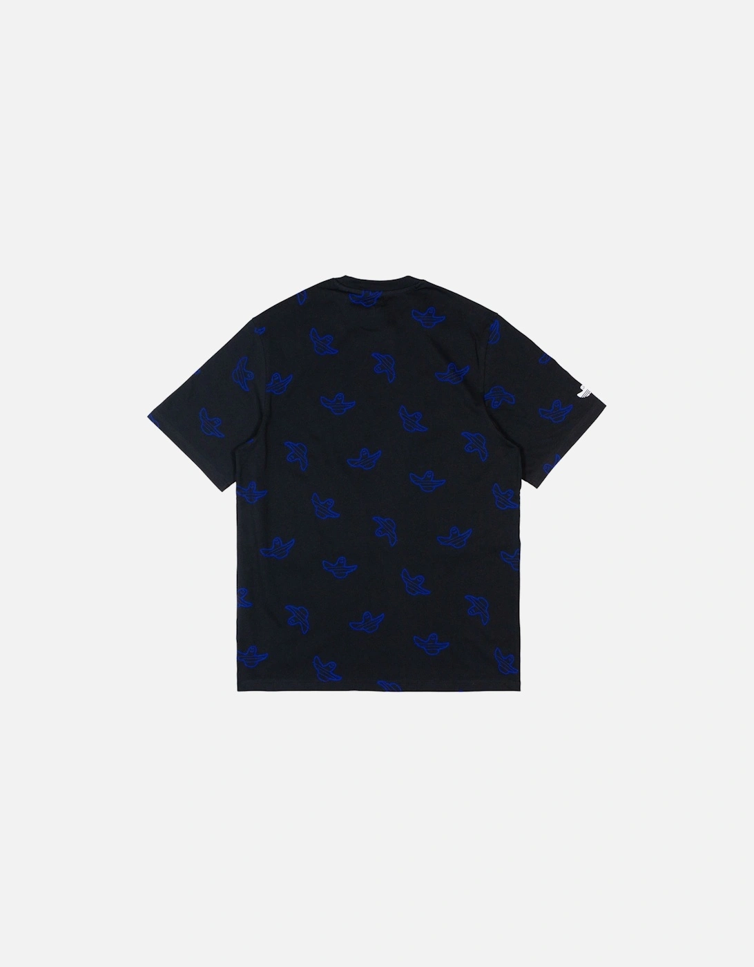 Shmoo AOP T-Shirt - Black/Royal Blue