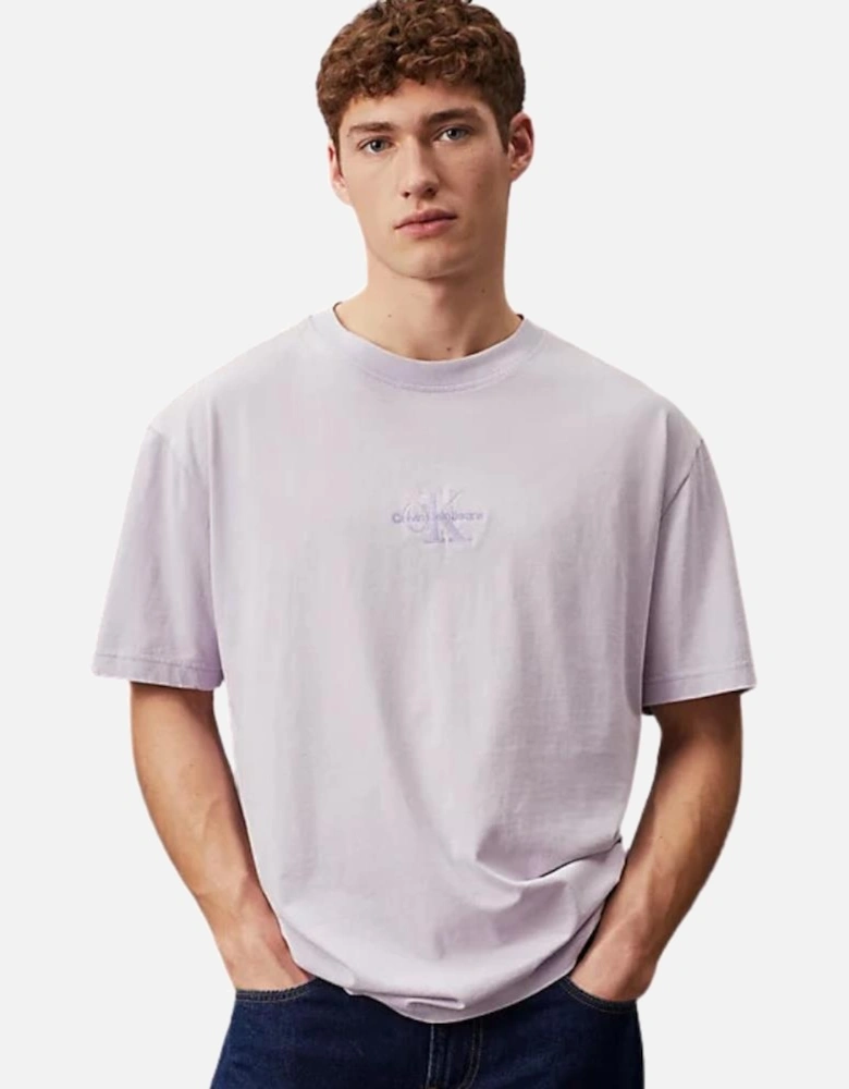 CKJ Washed Monologo Tee - Pastel Lilac