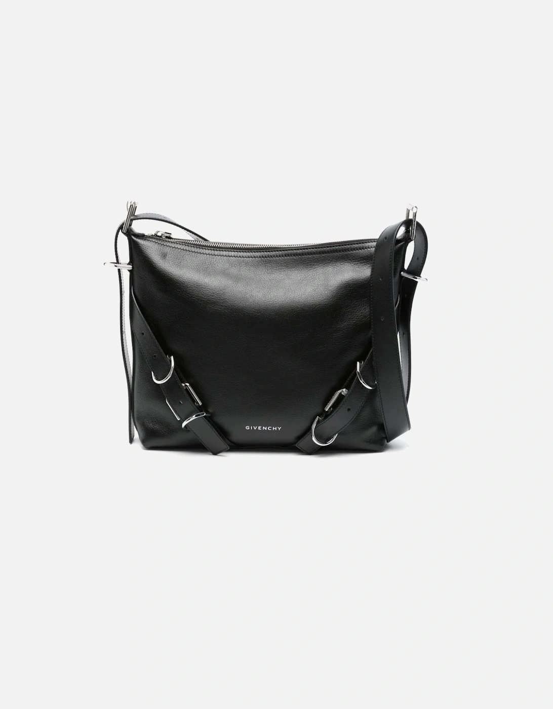 VOYOU Leather Crossbody Bag Black, 6 of 5