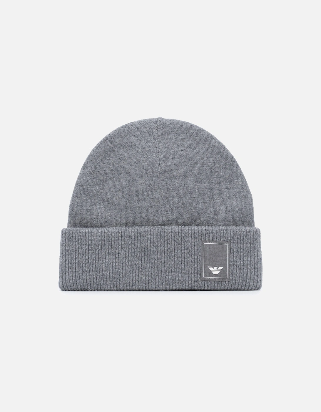 Wool Beanie Hat With Logo Grey, 5 of 4