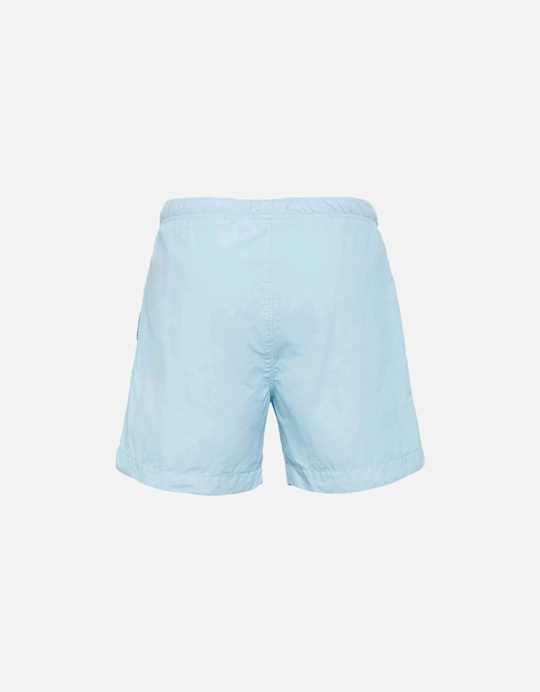 C.P. Company Utility Pocket Lens Detail Swim Shorts in Blue