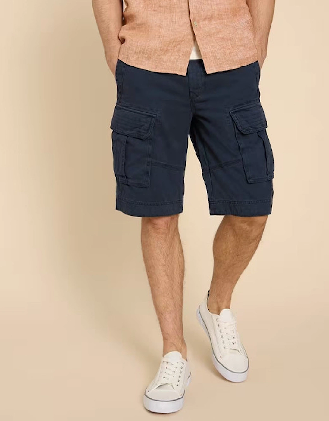 Men's Halsall Cargo Shorts Dark Navy, 8 of 7