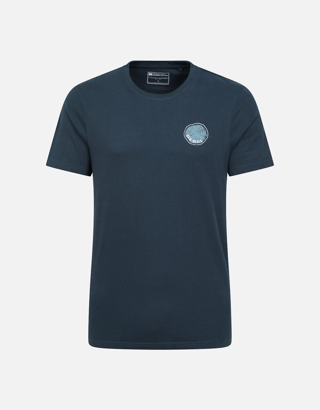 Mens Ben Nevis Tree Ring Organic T-Shirt, 5 of 4