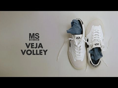 Volley Leather Trainer White/Nautico/Bark