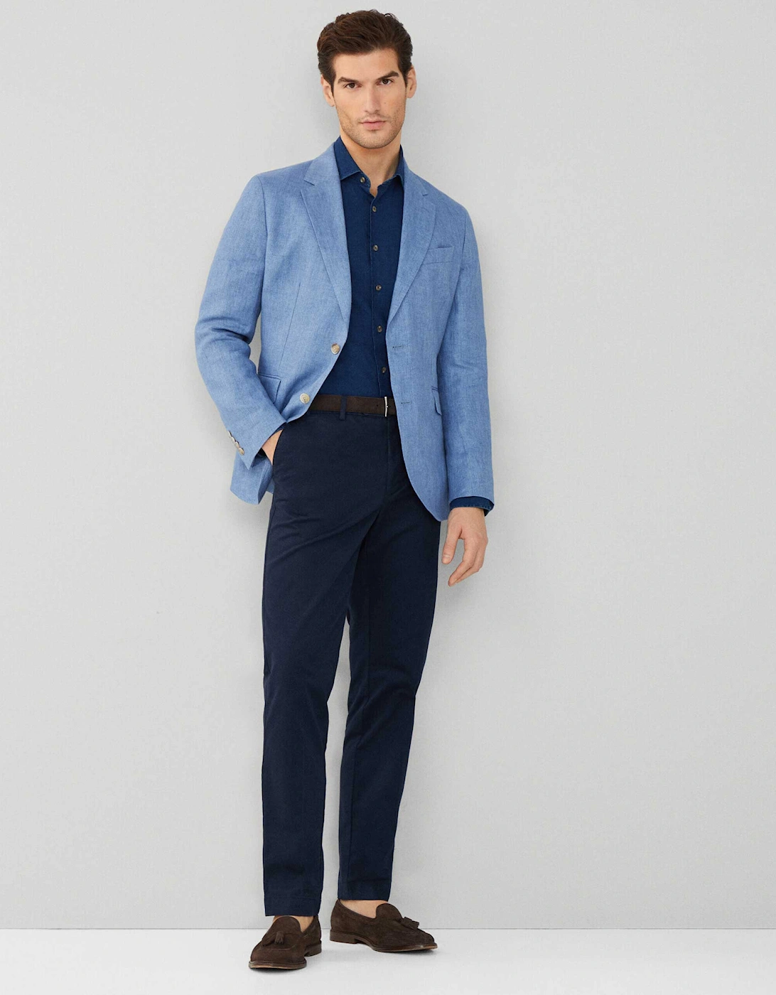 Delave Linen Hopsack Blazer