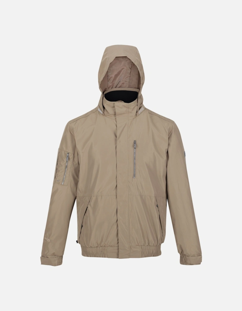 Mens Feelding Linear Waterproof Bomber Jacket