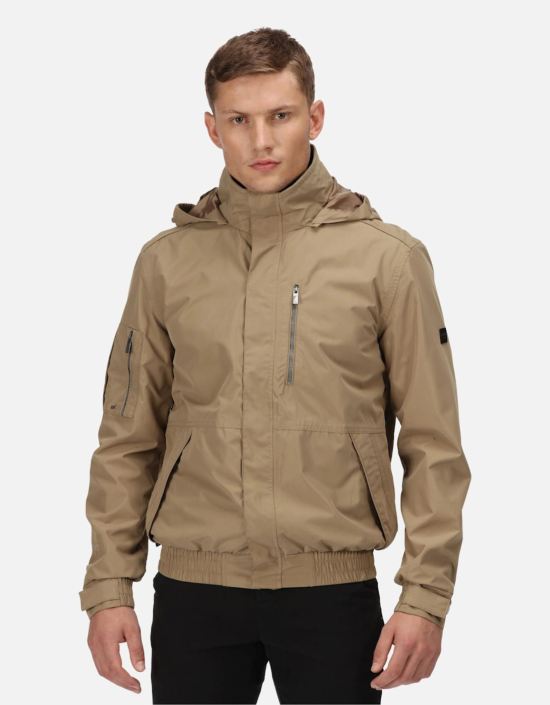 Mens Feelding Linear Waterproof Bomber Jacket