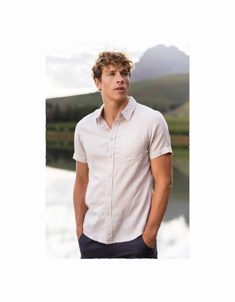 Mens Lowe Linen Blend Shirt