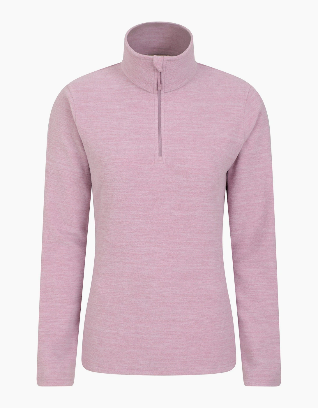 Mountain Warehouse Women's Pink / Snowdon Melange Fleece Top - Size: 12