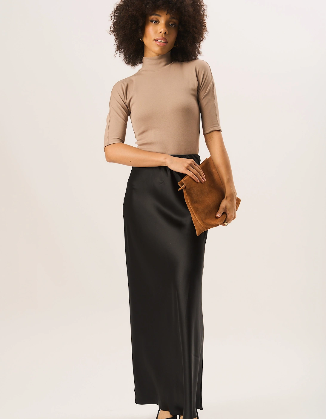 Black Bias Maxi Skirt, 5 of 4