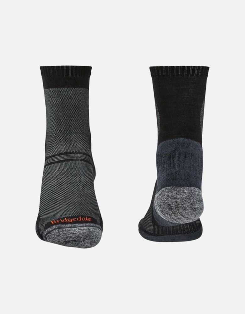 Bridgedale Mens Hike Ultralight T2 Merino Performance Original Crew Socks