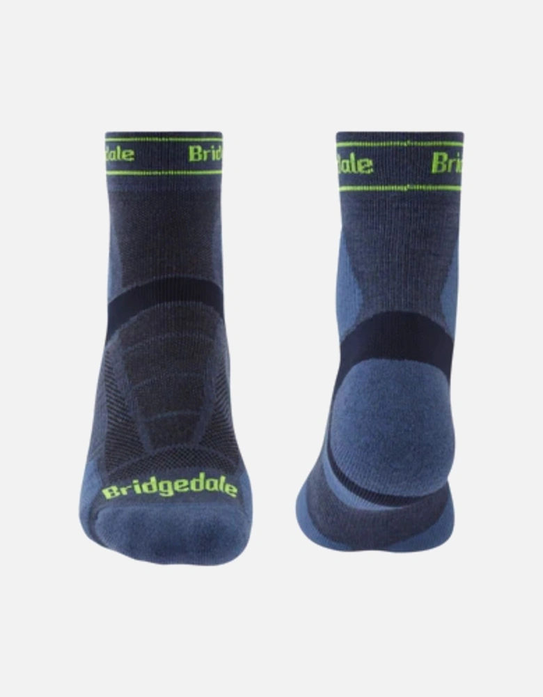 Mens Trail Run Ultralight T2 Merino Sport 3/4 Crew  Socks