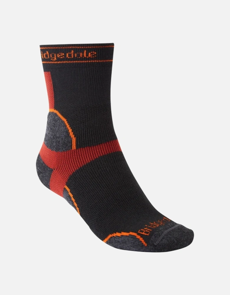 Mens Trail Run Midweight T2 Merino Sport Crew  Socks