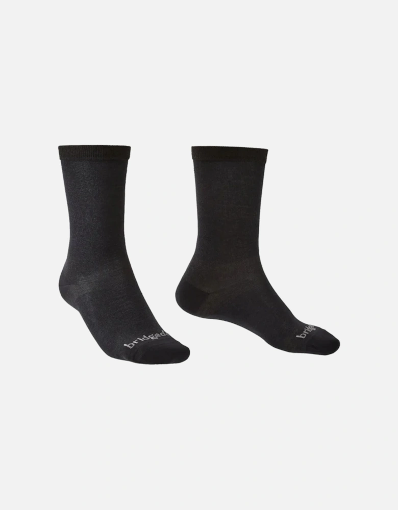Bridgedale Mens Liner Base Layer Coolmax Liner Boot Socks