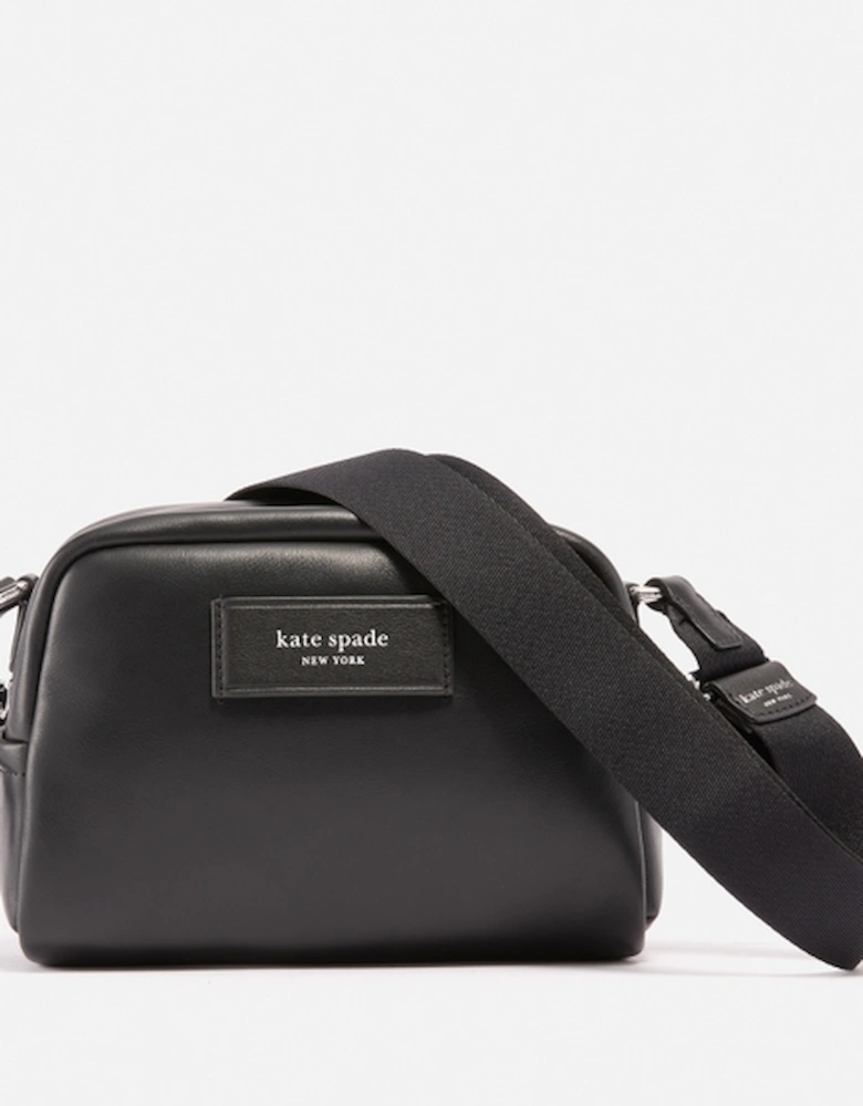 New York Puffed Leather Crossbody Bag