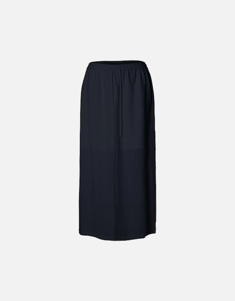 Femme Slfviva Ankle Skirt Dark Sapphire