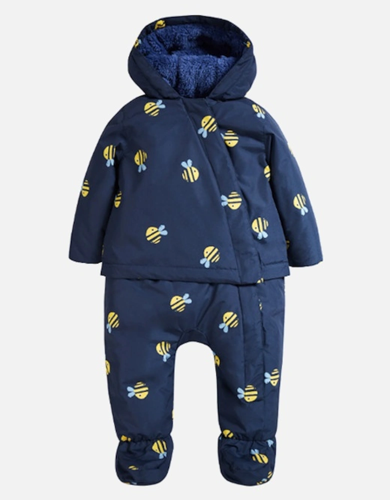 2-In-1 Rambler Pram Suit To Coat Indigo Buzzy Bee