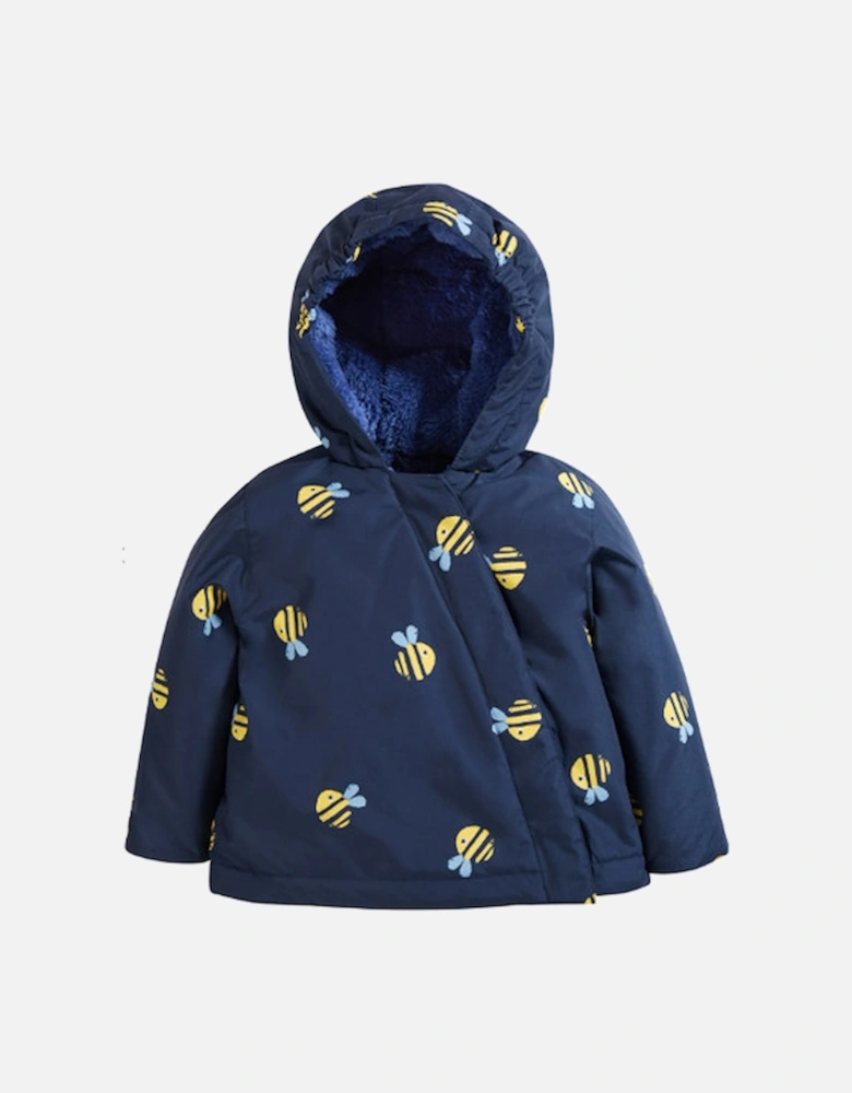 2-In-1 Rambler Pram Suit To Coat Indigo Buzzy Bee