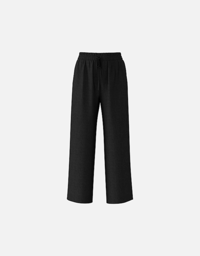 Femme Slfviva-Gulia Linen Pant Black