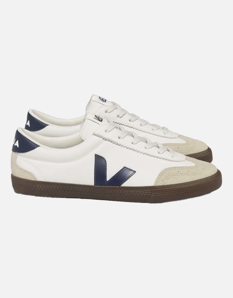 Volley Leather Trainer White/Nautico/Bark