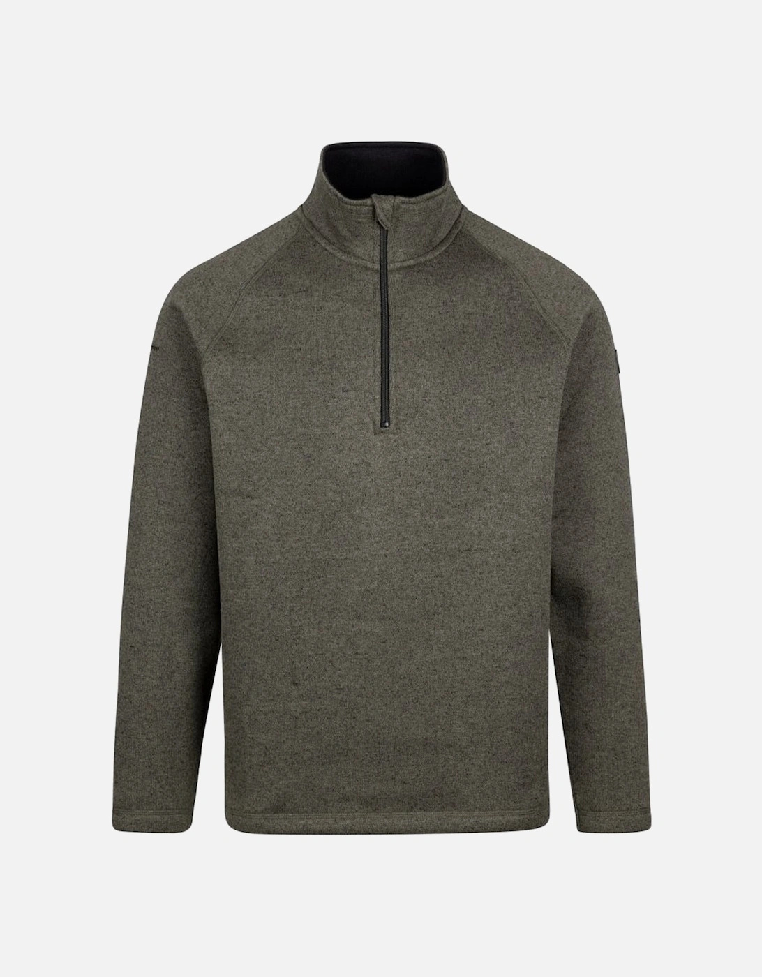 Mens Corsham Marl Half Zip Fleece Top, 6 of 5