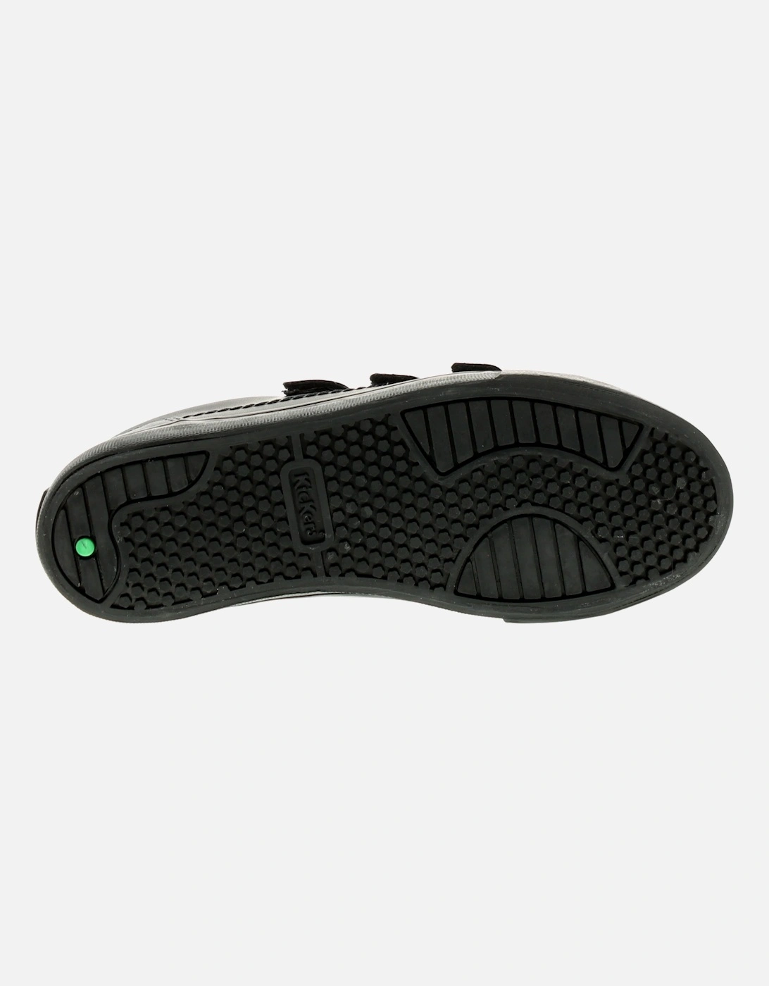 Boys School Shoes Tovni Leather Touch Fastening black UK Size
