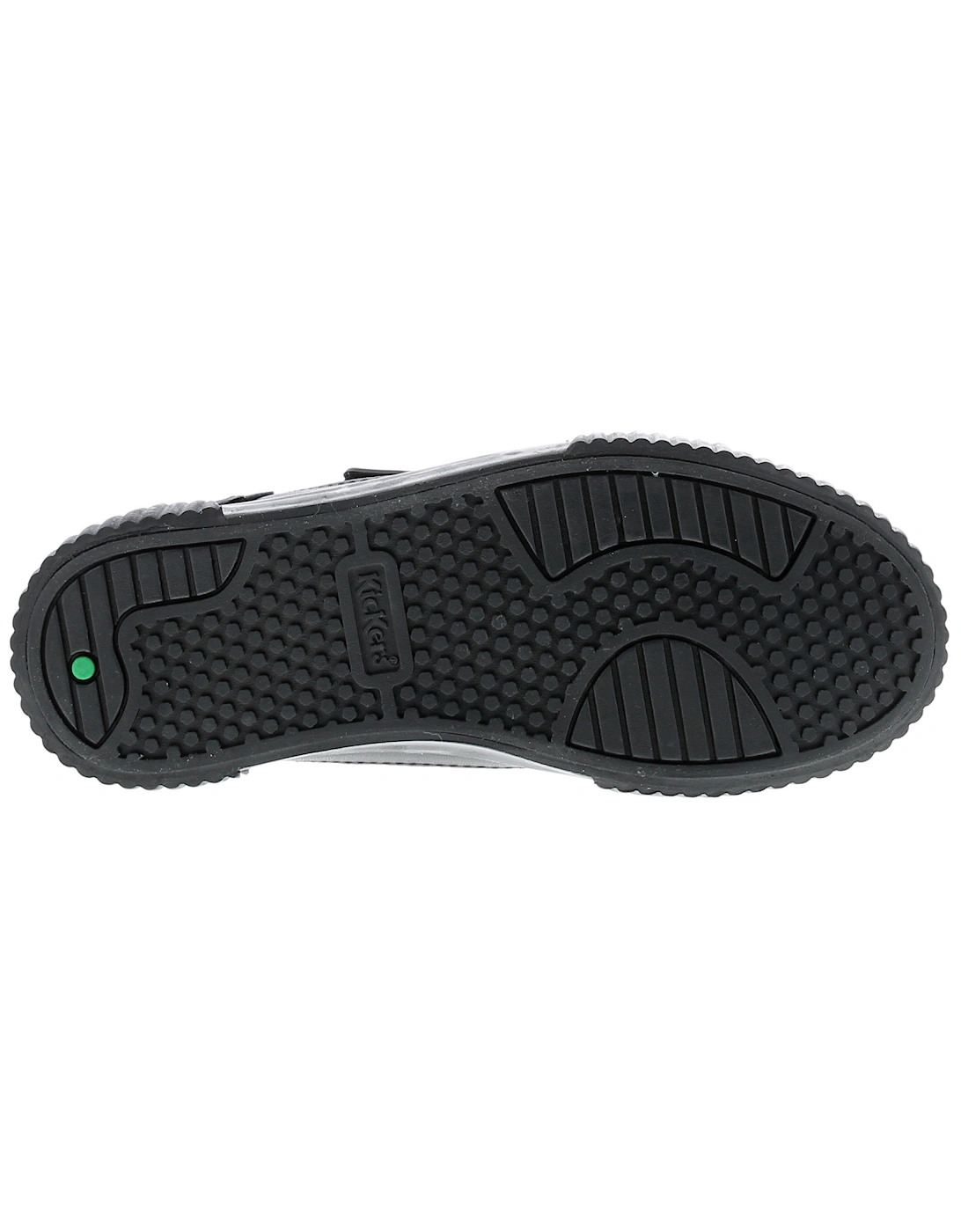 Boys School Shoes Tovni Twin Flex Leather  black UK Size