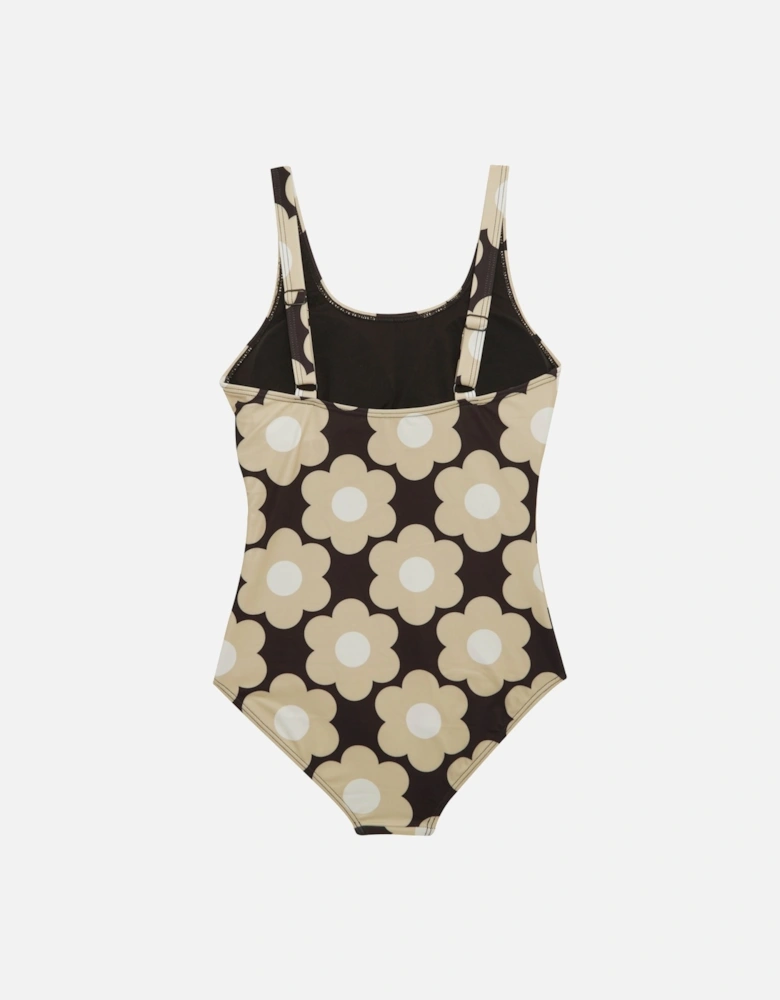 Womens/Ladies Orla Kiely Sixties Daisy One Piece Swimsuit