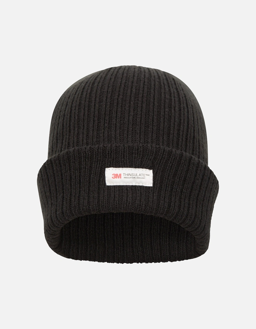 Men's Mountain Warehouse Mens Knitted Thinsulate Beanie - Black - Size: S-M