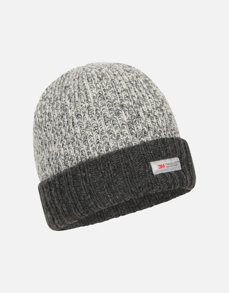 Mens Contrast Knitted Thinsulate Beanie