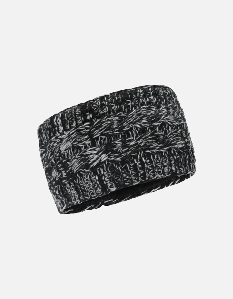 Womens/Ladies Speckle Knitted Wide Headband