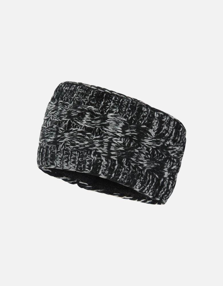 Womens/Ladies Speckle Knitted Wide Headband