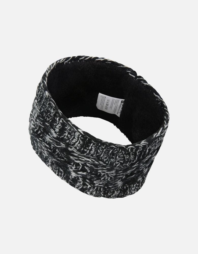Womens/Ladies Speckle Knitted Wide Headband