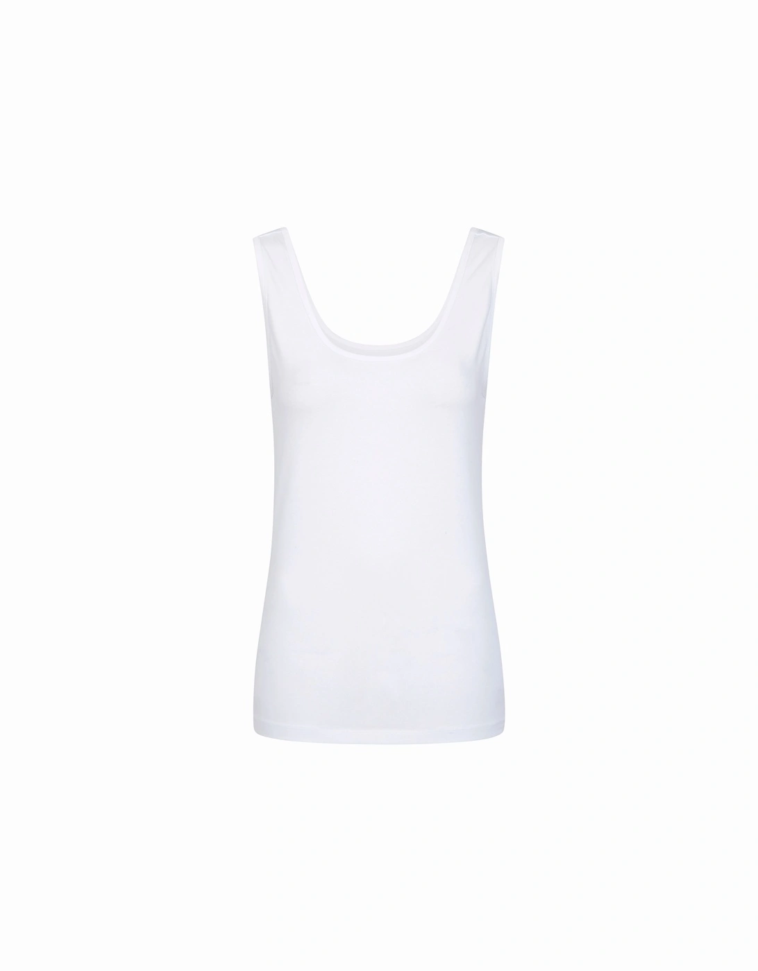 Womens/Ladies Organic Scoop Neck Vest Top, 4 of 3