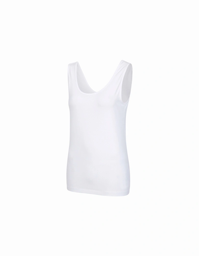 Womens/Ladies Organic Scoop Neck Vest Top