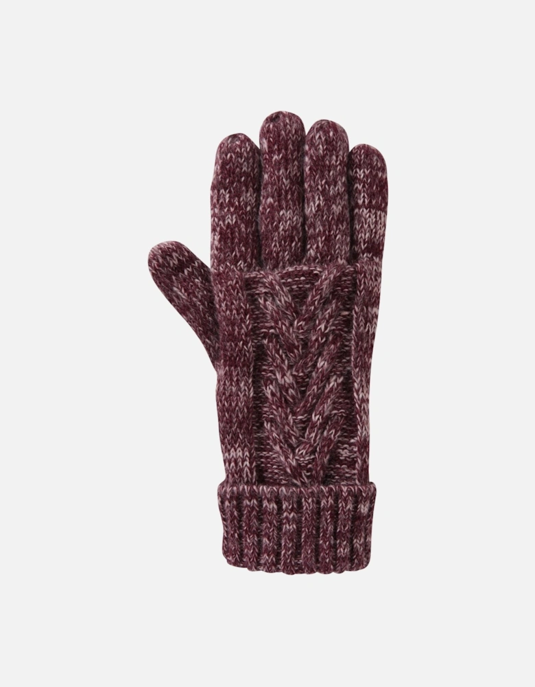 Womens/Ladies Thinsulate Cable Knit Winter Gloves