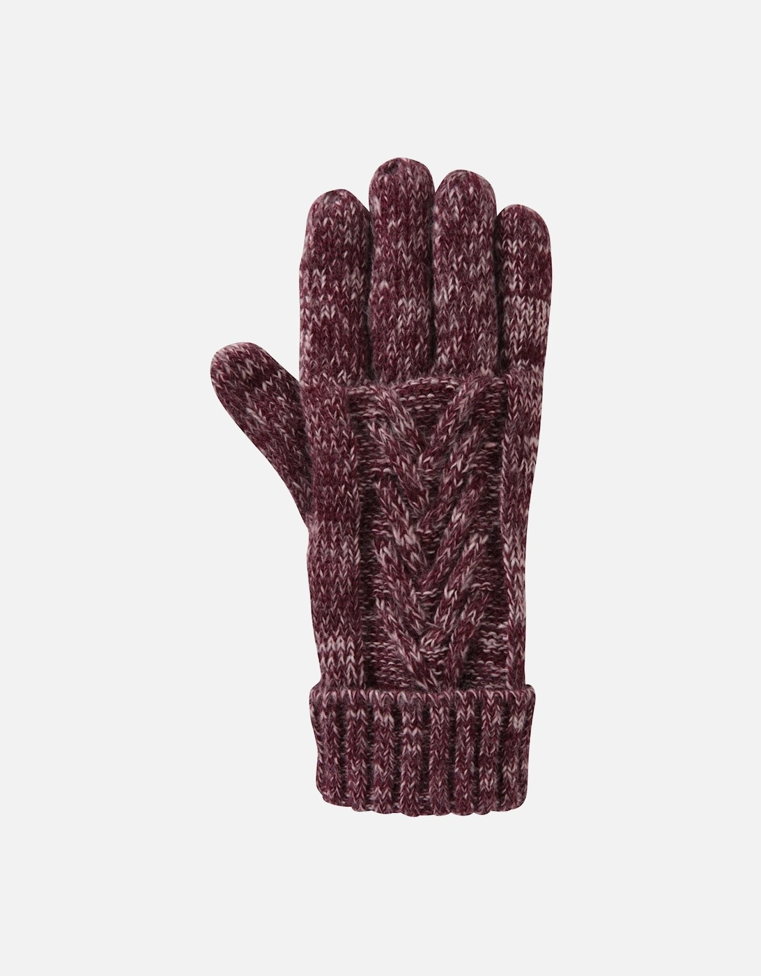 Womens/Ladies Thinsulate Cable Knit Winter Gloves, 5 of 4