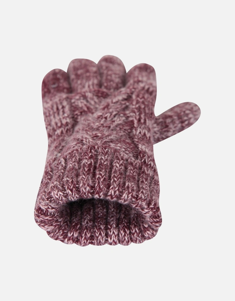 Womens/Ladies Thinsulate Cable Knit Winter Gloves