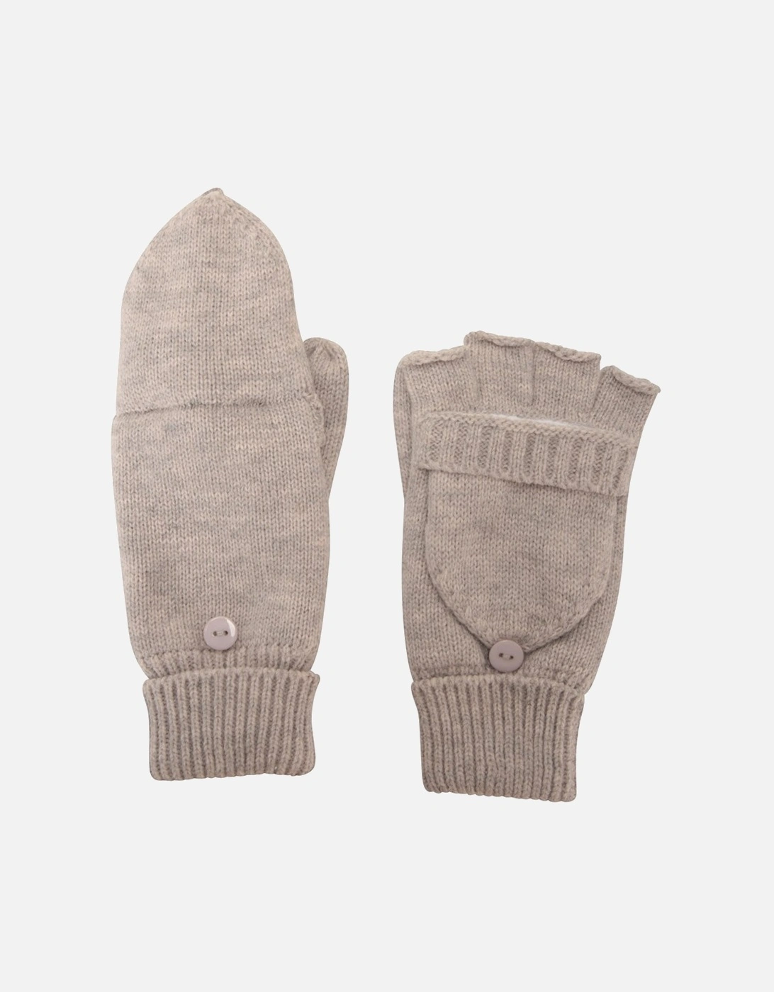 Womens/Ladies Fingerless Knitted Mittens