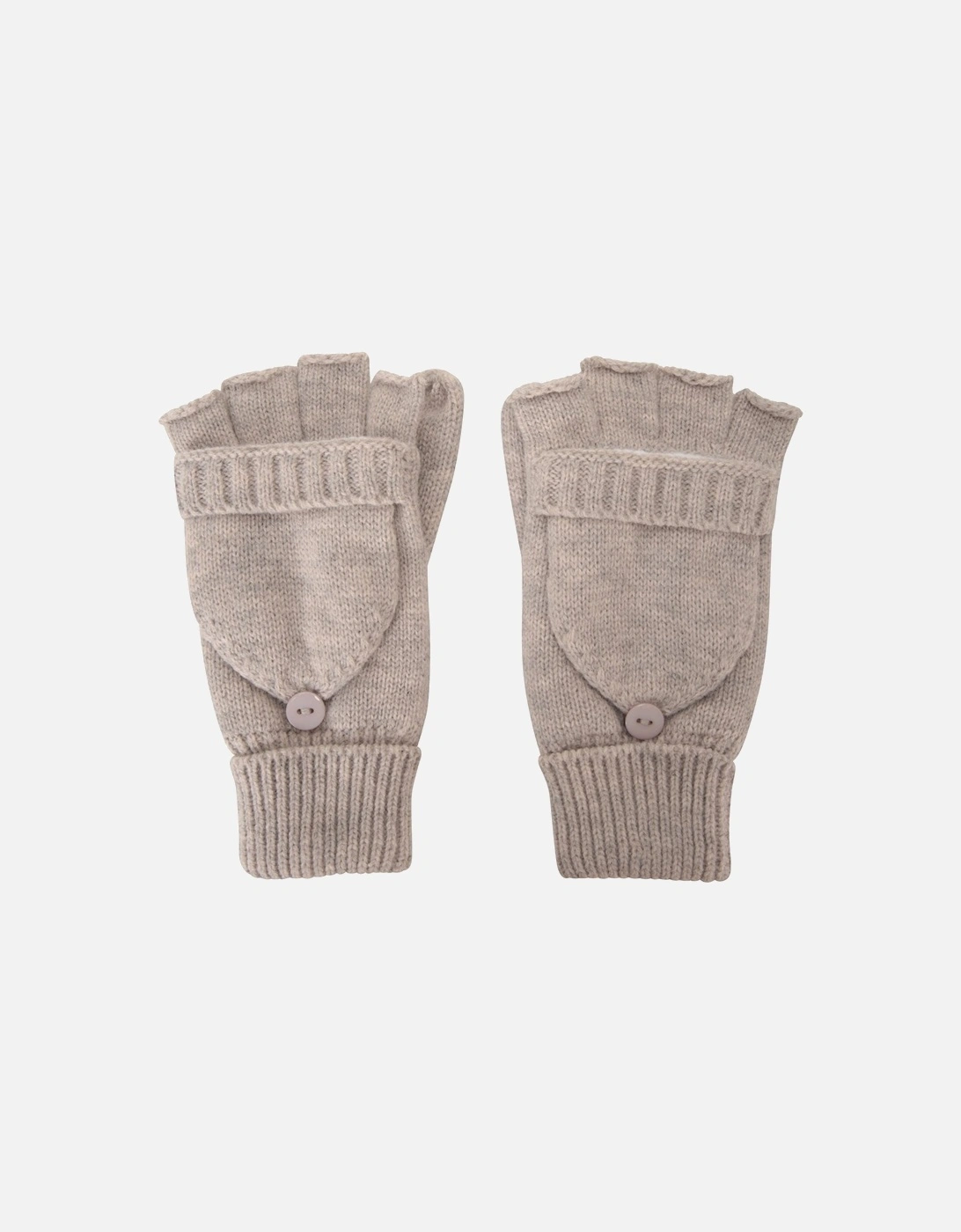 Womens/Ladies Fingerless Knitted Mittens