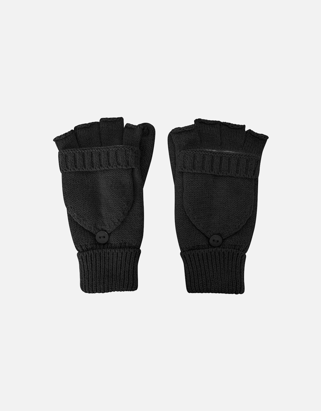 Womens/Ladies Fingerless Knitted Mittens