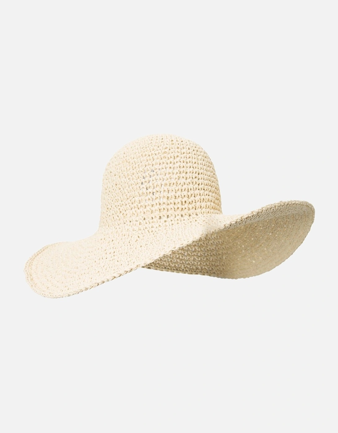 Womens/Ladies Straw Wide Brim Sun Hat, 6 of 5