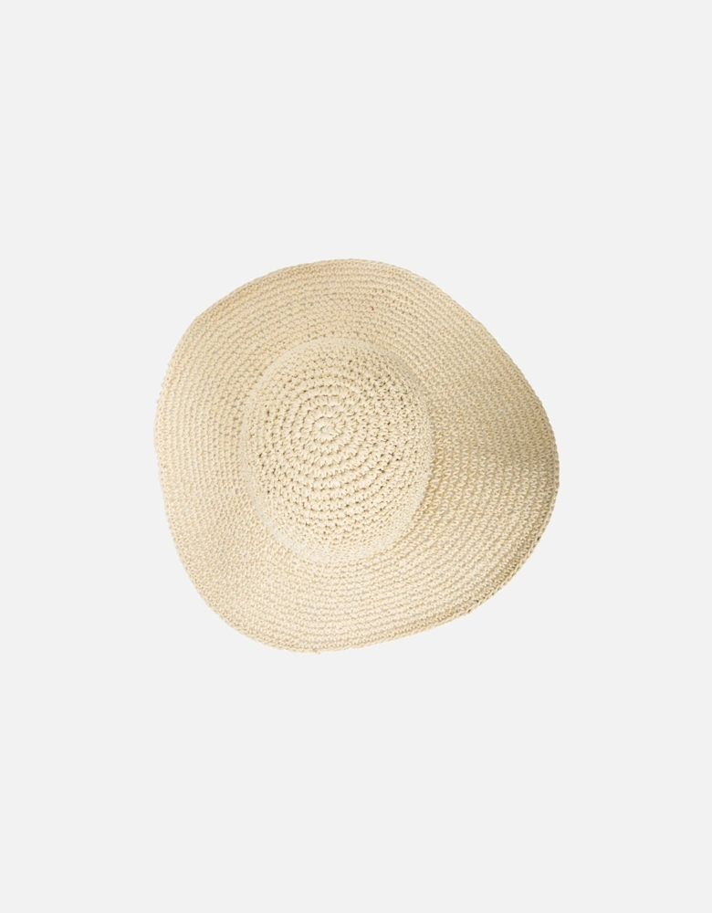 Womens/Ladies Straw Wide Brim Sun Hat