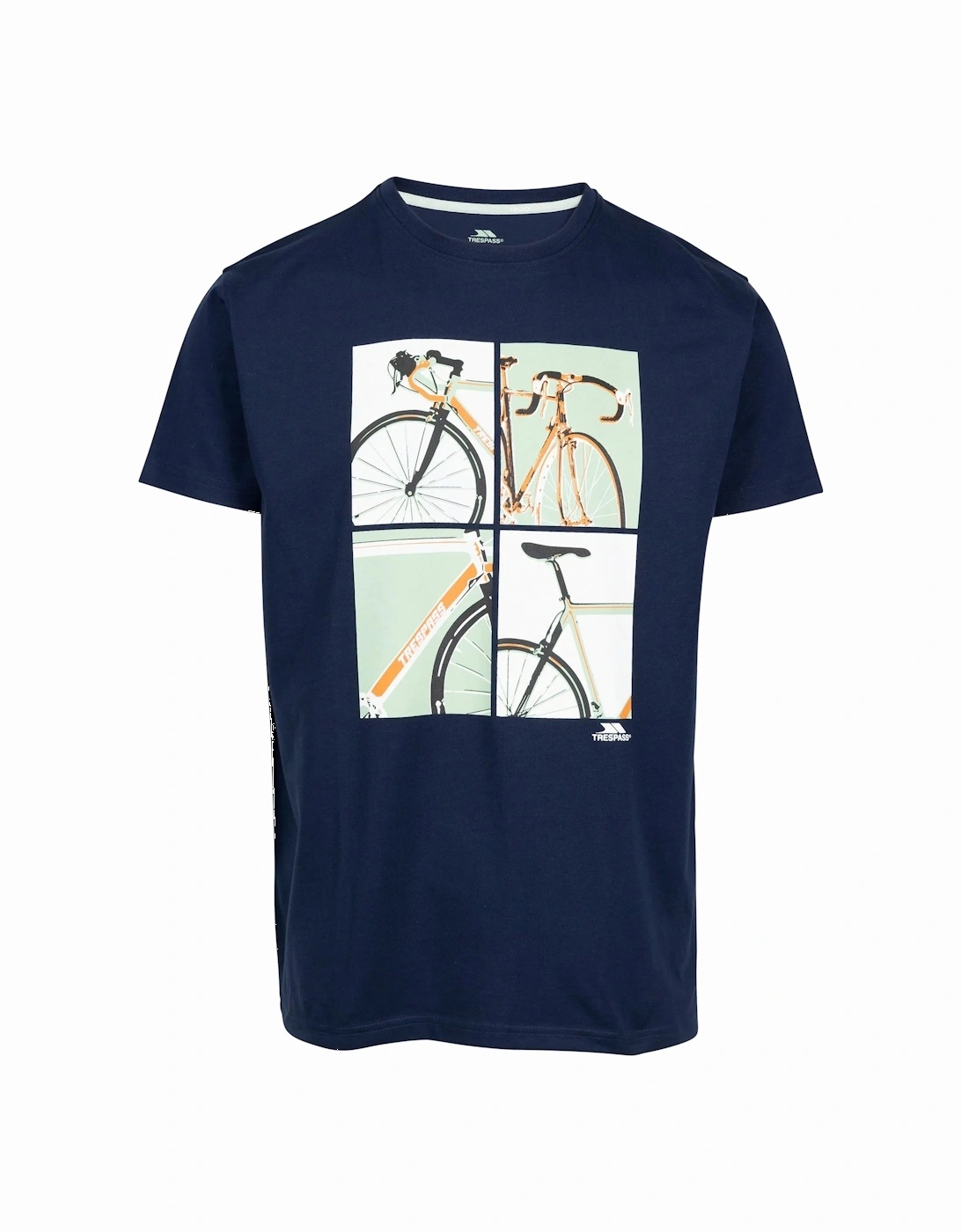 Mens Chowder Bicycle T-Shirt, 4 of 3